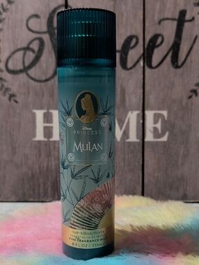 Bath & Body Works Mulan Fine Fragrance Mist - Teal with Gold Accents